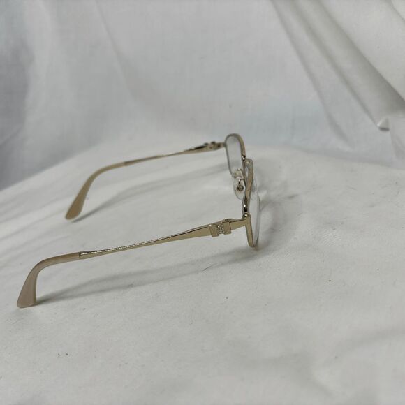 Emozioni Safilo Elasta EM4362 Gold Eyeglasses Frame Only Italy Nice Glasses - Picture 4 of 9